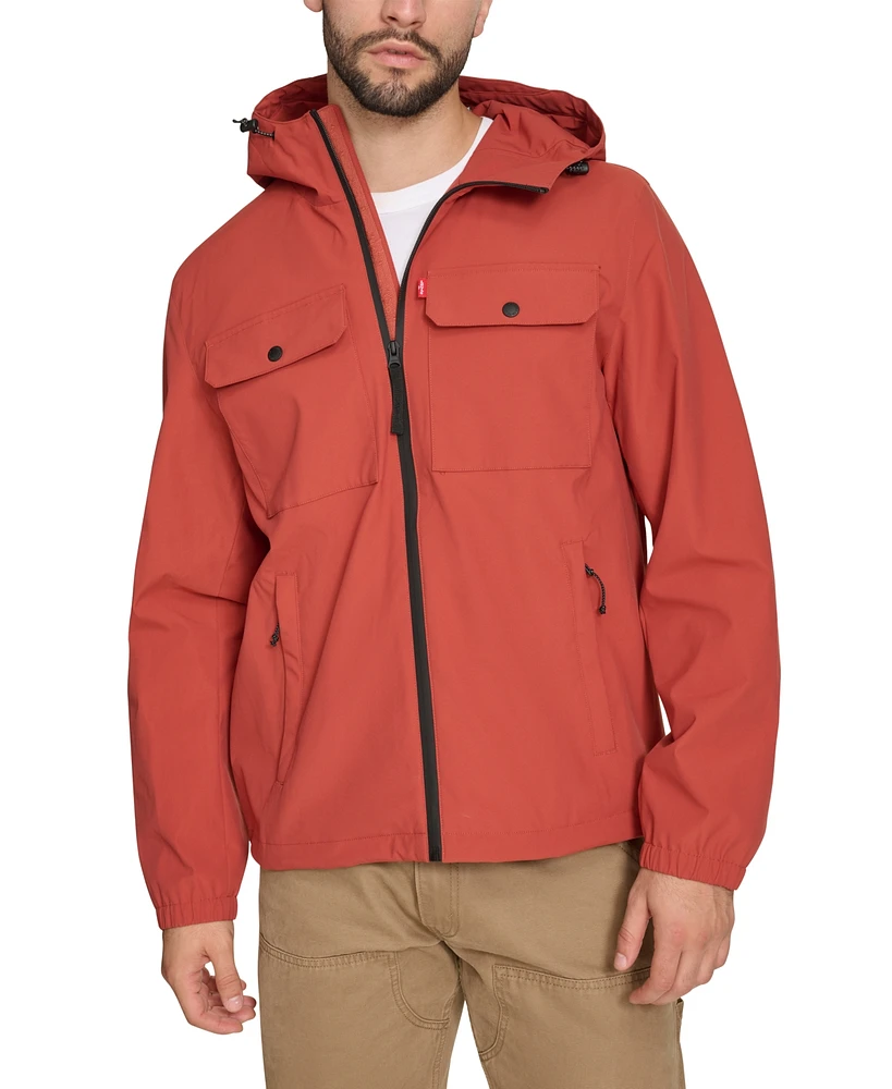 Levi's Men's Hooded Rain Jacket