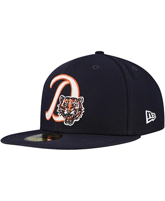 New Era Men's Navy Detroit Tigers Duo Logo 2.0 59FIFTY Fitted Hat