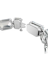 Swarovski Millenia Octagon Cut White Rhodium Plated Tennis Bracelet