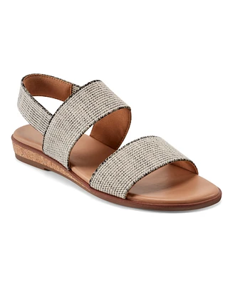 Easy Spirit Women's Lana Double Band Flat Slingback Sandals