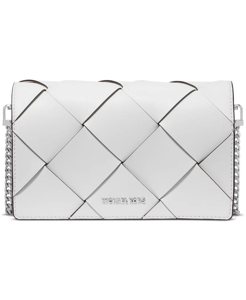Michael Kors Jet Set Small Flap Chain Leather Crossbody