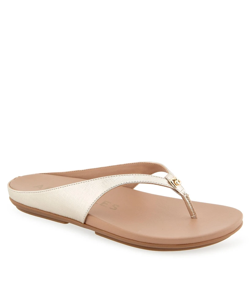 Aerosoles Women's Fisher Round Toe Thong Sandals