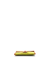 Pre-Owned HERMES 20 Jige Clutch Doblis Suede