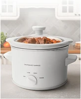Elite Cuisine 1.5 Quart Mini Stainless Steel Slow Cooker