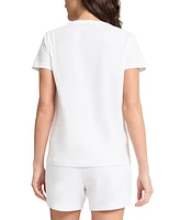 Puma Women's Essential Cotton Admire Script-Logo T-Shirt