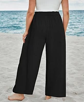 Cupshe Plus Summer Lovin Drawstring Wide Leg Pants