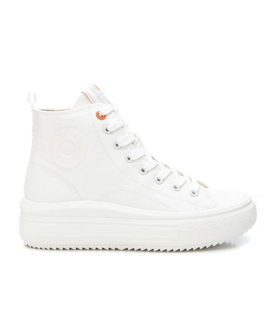 Refresh Collection Women's Casual Canvas High Top Sneakers By Xti