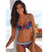 Lascana Women's Pattern Underwire Bikini Swimsuit Top Bra Sizing