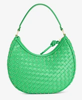 On 34th Woven Crossbody Hobo, Exclusively at Macy's
