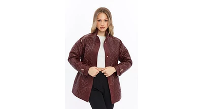 Furniq Uk Women's Genuine Leather Jacket