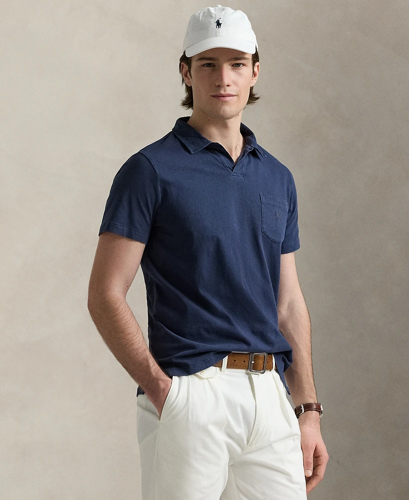 Polo Ralph Lauren Men's Standard Cotton-Linen Jersey Shirt