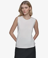 Karl Lagerfeld Paris Women's Keyhole Sleeveless Top