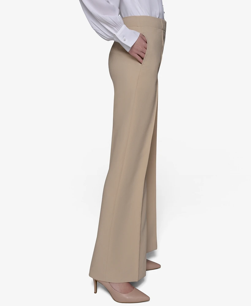 Karl Lagerfeld Paris Women's Pleated-Leg Pants