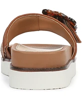 Sam and Libby Women's Andi2 Buckle Platform Footbed Sandals