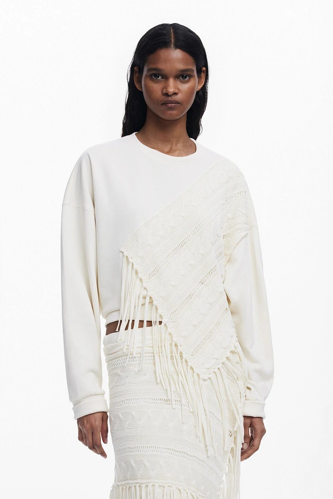 Desigual Women's Fringe sweatshirt