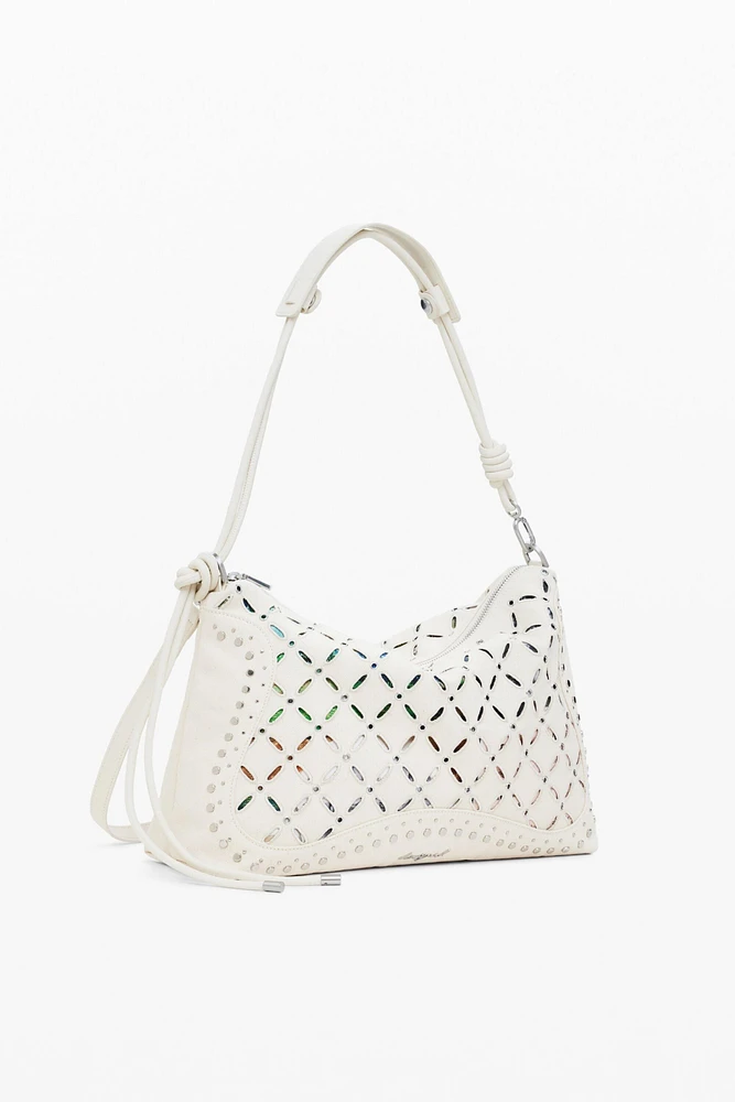 Desigual Women's Medium perforated crossbody bag