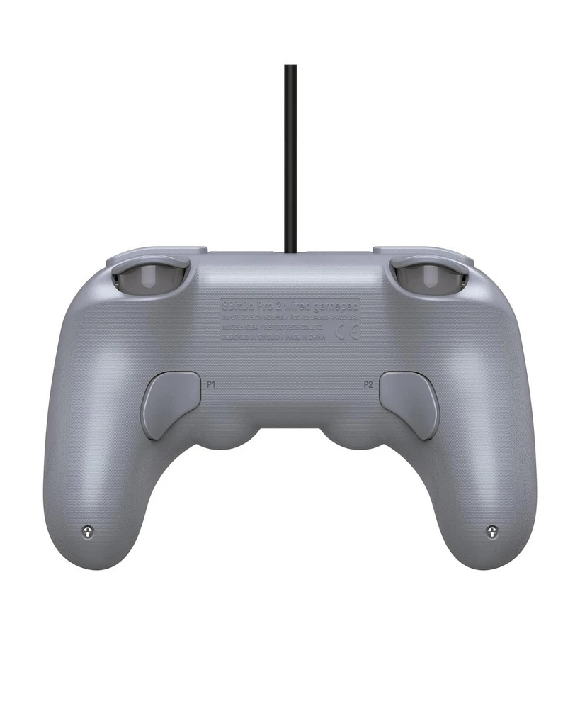 8BitDo Pro 2 Wired Controller for Switch, Windows, Steam Deck & Raspberry Pi - Gray
