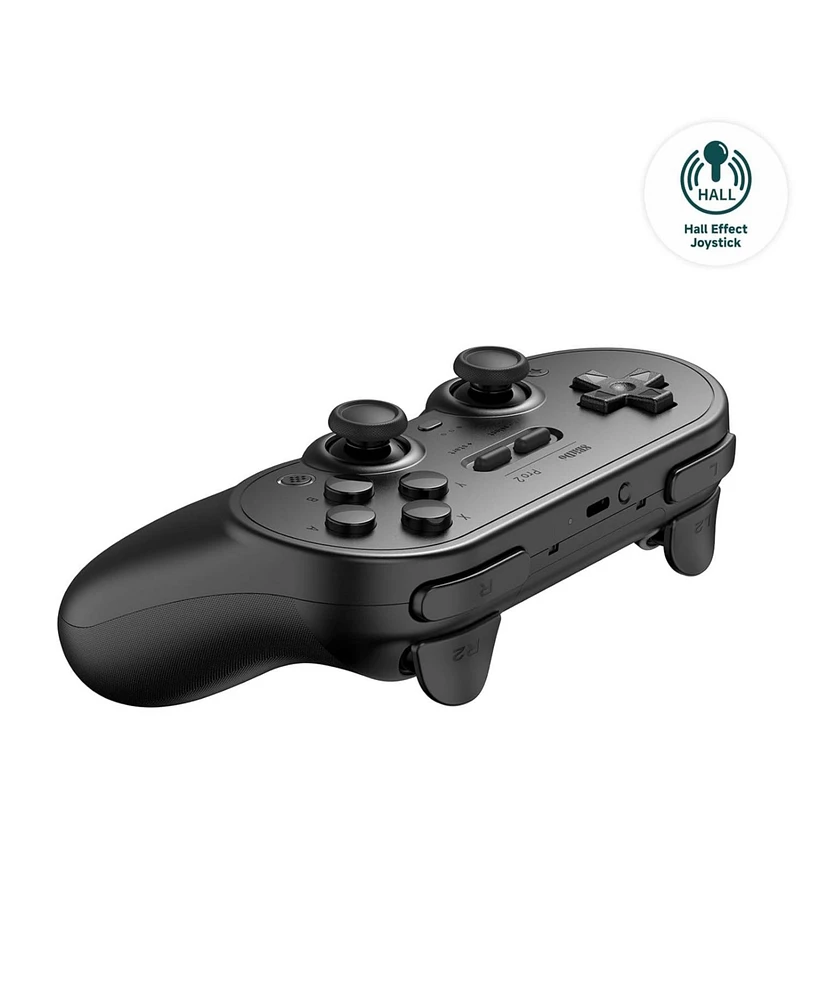 8Bitdo Pro 2 Bluetooth Wireless Gaming Controller with Hall Effect Joystick Update for Switch, Pc, Android, and Steam Deck & Apple