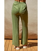Crescent Women's Amelia Pull On Cupro Pants