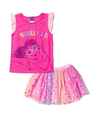 Encanto Toddler Girls Disney Mirabel Tank Top and Tulle Skirt