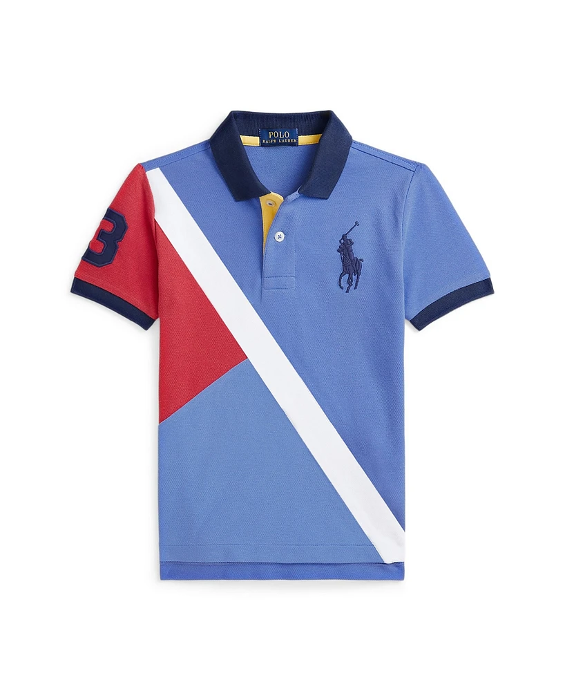 Polo Ralph Lauren Toddler and Little Boys Big Pony Mesh Shirt