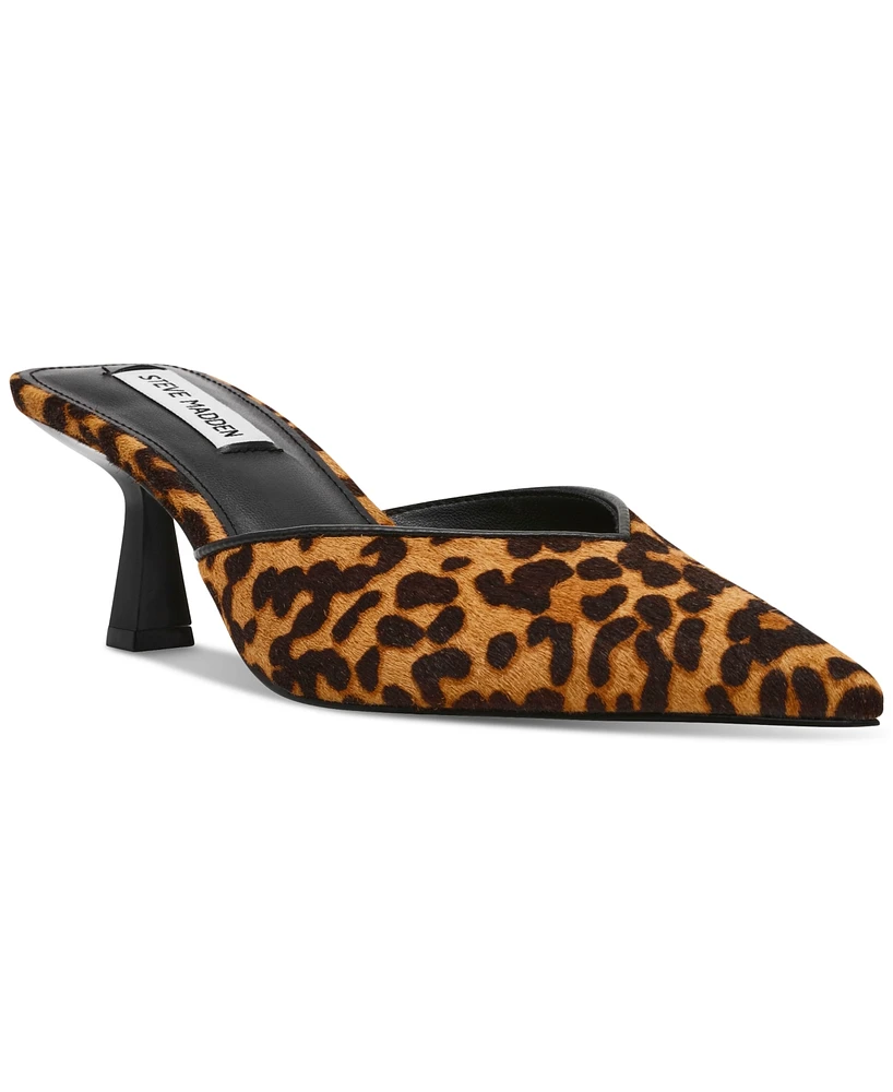 Steve Madden Mod-a Mid-Heel Dress Mules