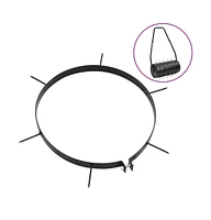 Lawn Aerator Clamps 5 pcs with Spikes 11.8" Iron