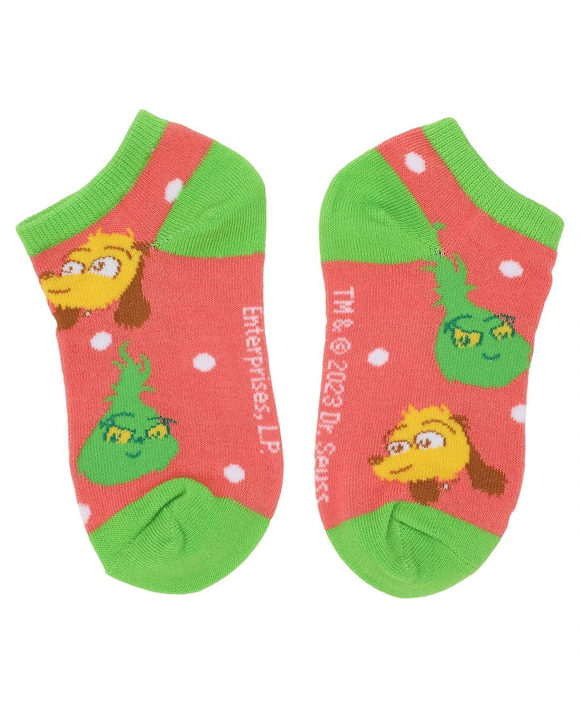 The Grinch Boys Youth Grinch Ankle Socks 6-Pack