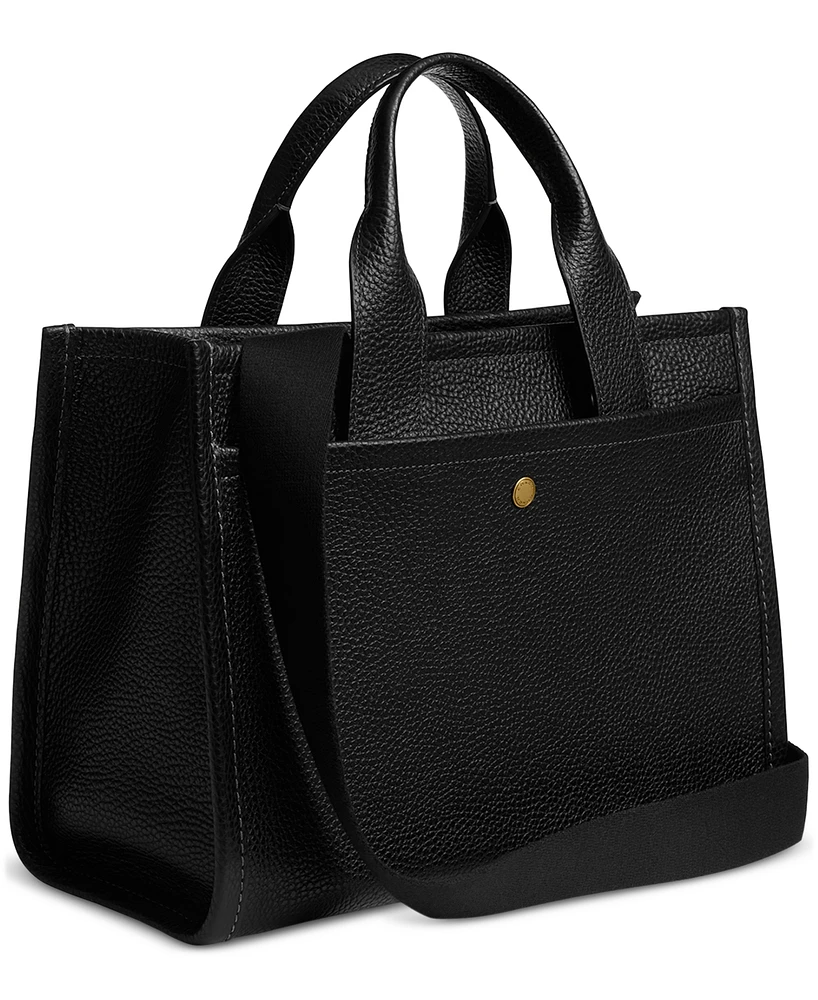 Coach Medium Bubble Leather Cargo Tote Bag