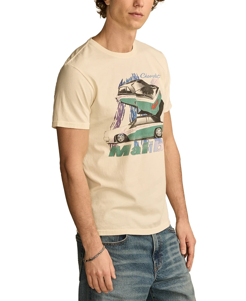 Lucky Brand Men's Chevrolet Malibu Short Sleeve T-Shirt