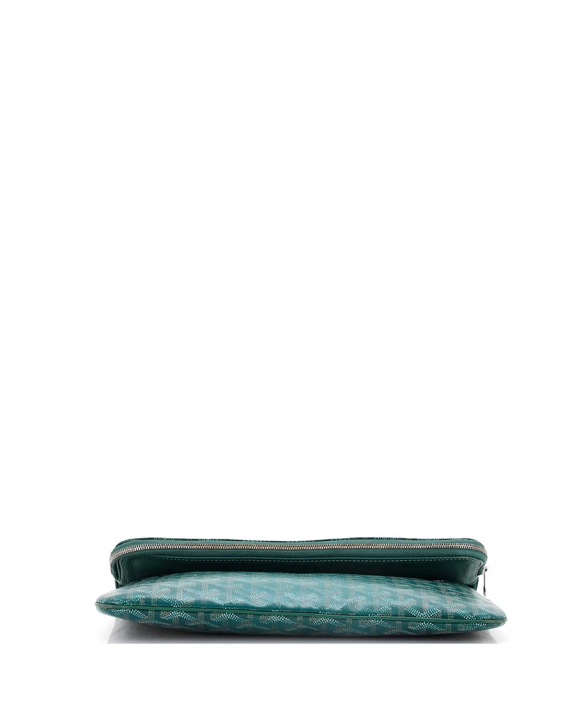 Pre-Owned Goyard Saint Marie Clutch Coated Canvas