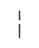 Fossil Women's Black Leather Watch Band, 12mm