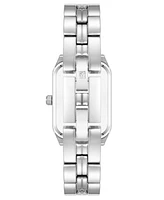 Anne Klein Women's Quartz Mint and Silver-Tone Octagonal Metal Alloy Bracelet Watch, 24mm