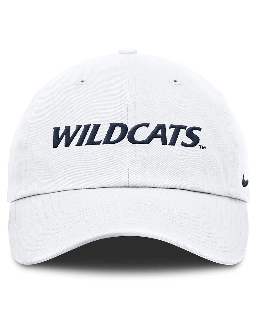 Nike Men's White Arizona Wildcats Core Club Mascot Wordmark Adjustable Hat