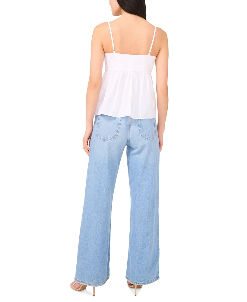 1.state Women's Cotton Tie-Front Camisole