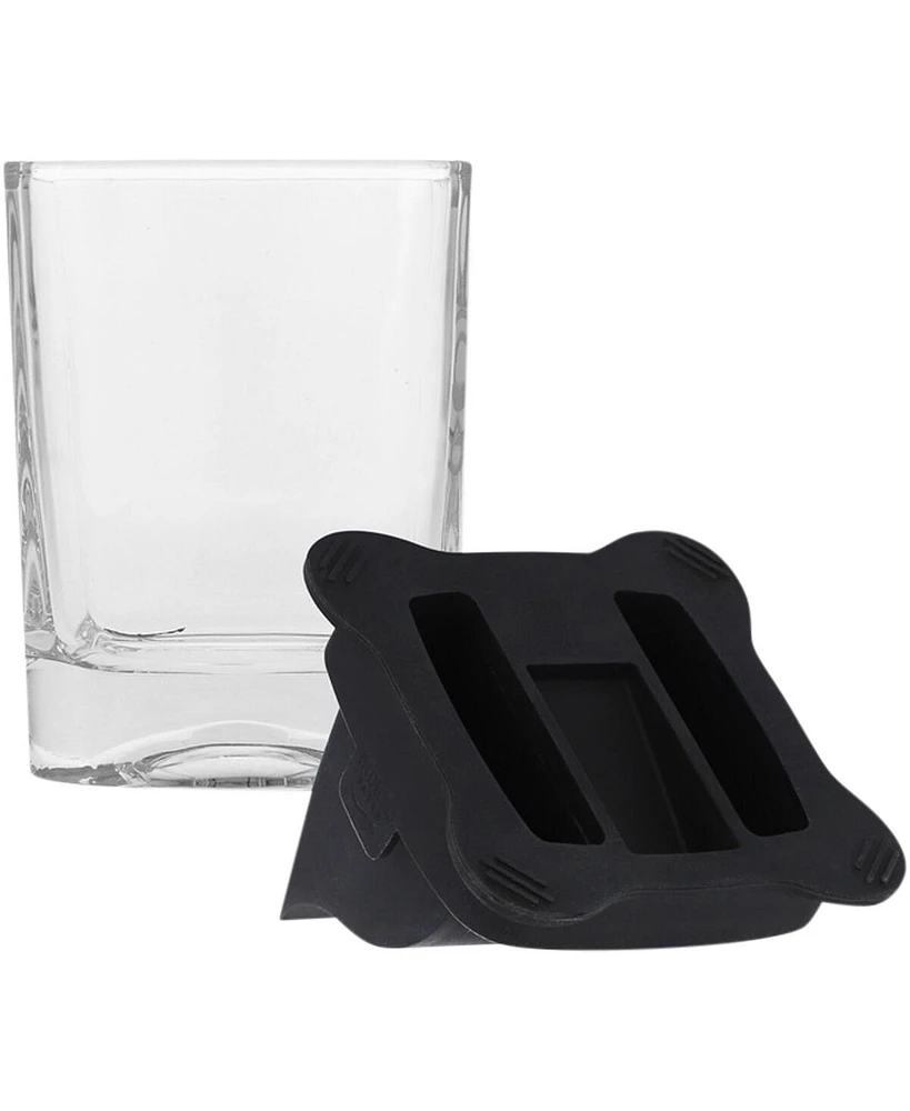 Indigo Falls Iowa Hawkeyes 10oz. Ice Wedge Glass