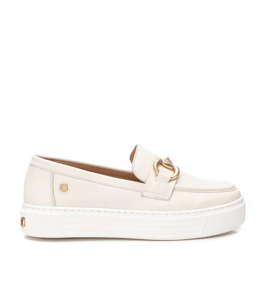 Carmela Collection Women's Leather Moccasins by Xti