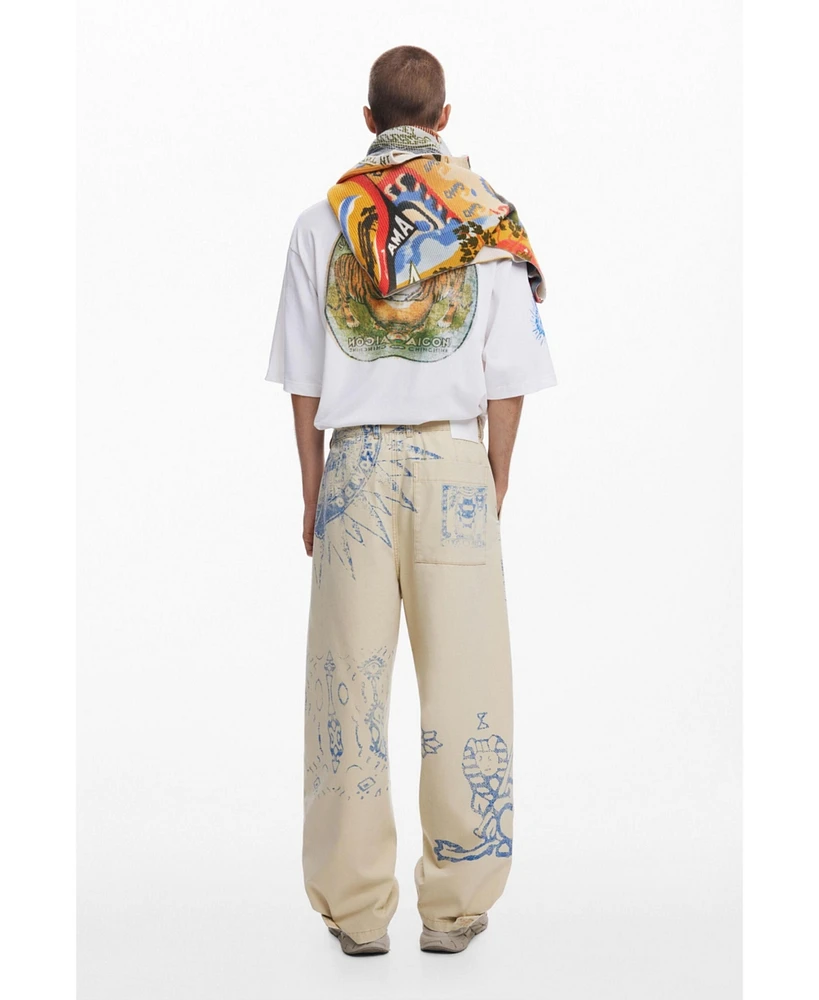 Desigual Men's Patchwork jeans