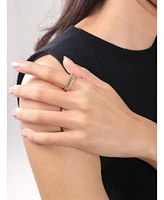 Devata Ribbed Band Ring in 14K Gold, Size 9, approx. 3.2 grams