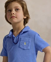 Polo Ralph Lauren Toddler and Little Boys Terry Polo Shirt and Short Set