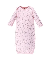 Hudson Baby Girls Extra Soft Cotton Gowns