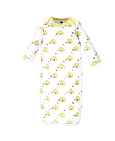 Hudson Baby Boys Unisex 3Pk Interlock Gowns