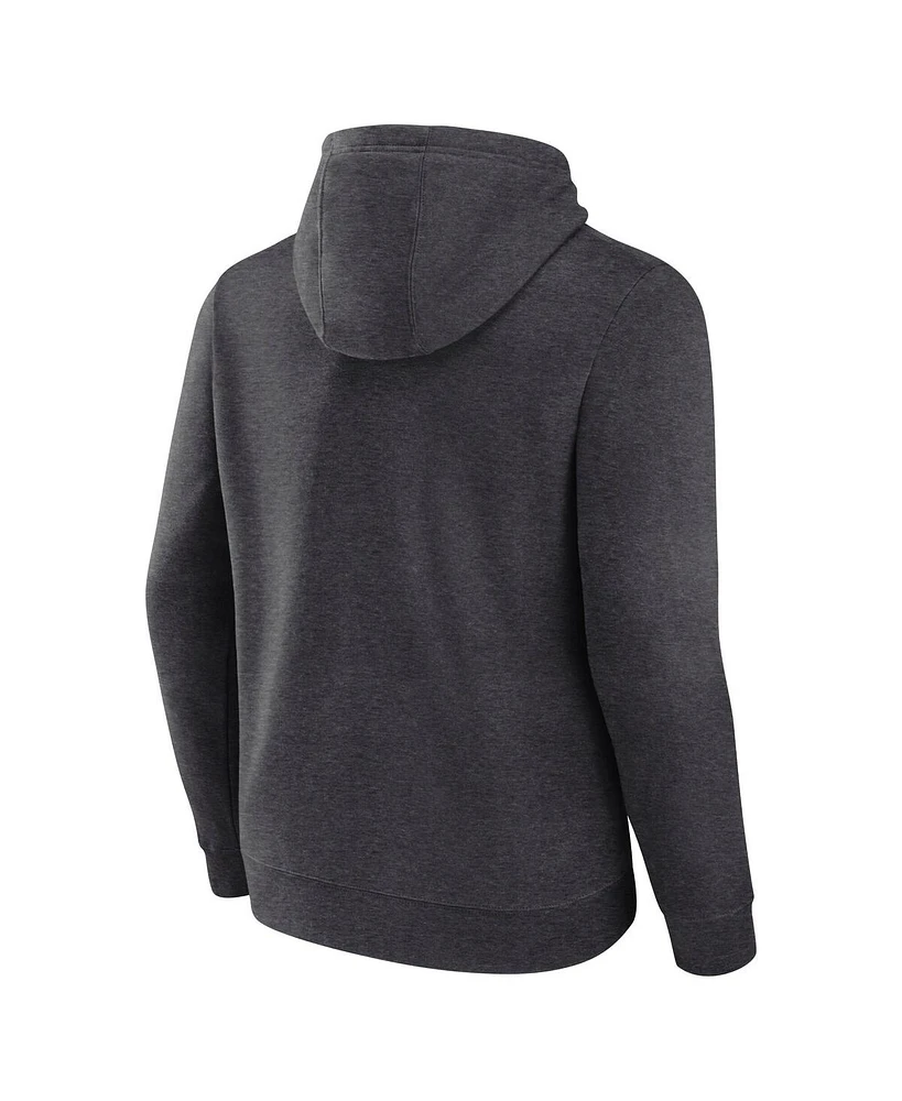 Fanatics Men's Charcoal Oklahoma Sooners Primary Logo Pullover Hoodie