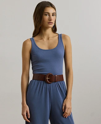 Lauren Ralph Lauren Women's Stretch Cotton Tank Top