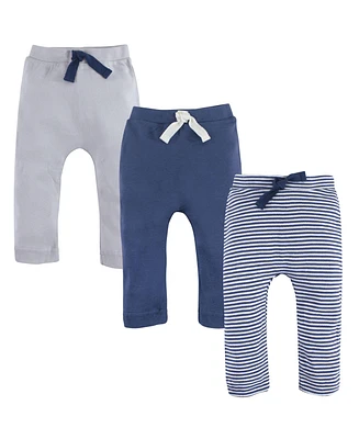 Touched by Nature Baby Boys Set of Three Organic Pants Bottoms