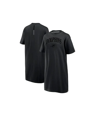 Fanatics Women's Black Miami Dolphins Elements Go Tri-Blend Dress