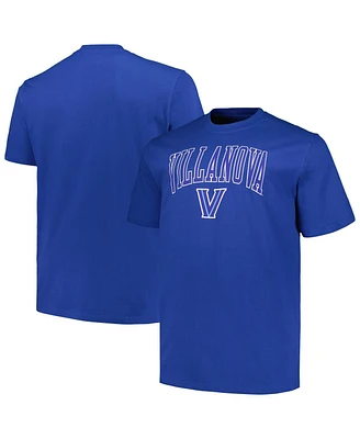 Champion Men's Royal Villanova Wildcats Big Tall Arch Over Logo T-Shirt