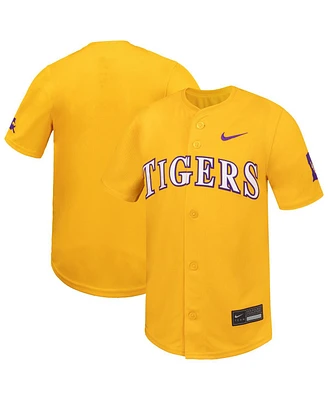 Nike Big Boys and Girls Gold Lsu Tigers Limited Baseball Jersey
