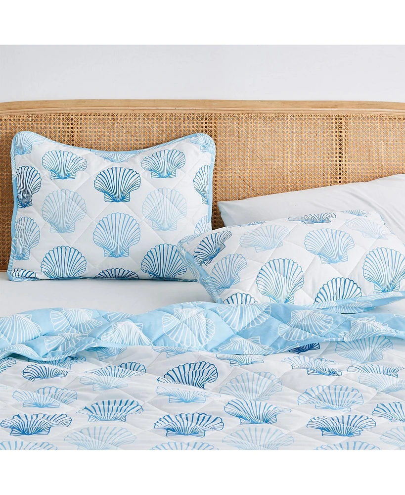 Linery & Co. Nautical Printed Reversible Quilt Set