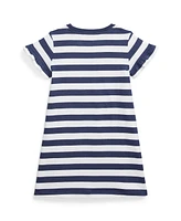 Polo Ralph Lauren Toddler and Little Girls Striped Polo Bear Dress